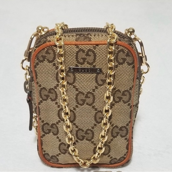 Gucci Canvas GG Logo (Vintage) with unbranded chain - Picture 1 of 10